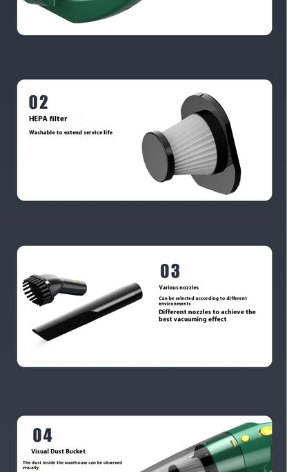 Household Small Wireless Car Vacuum Cleaner