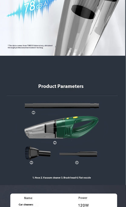 Household Small Wireless Car Vacuum Cleaner