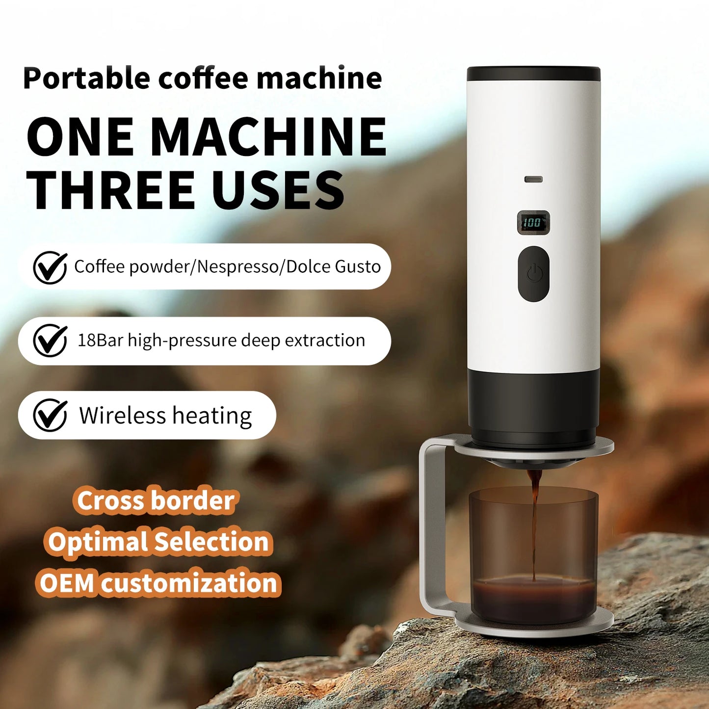Portable & Automatic Coffee Maker