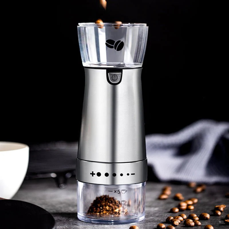 Electric Coffee Grinder Stainless Steel portable